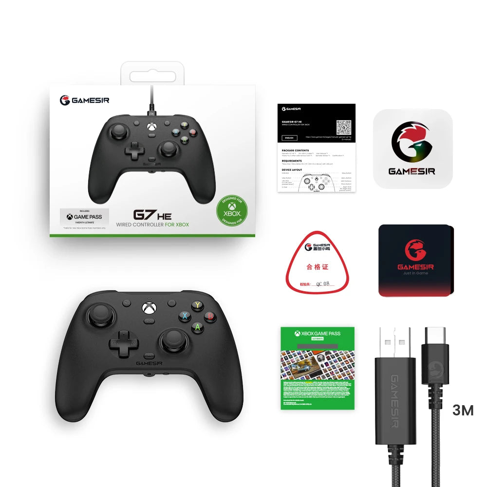 Pro Controller – GameSir G7 HE Wired Xbox Controller for Ultimate Gameplay